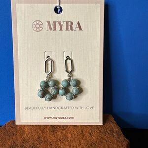 NWT - Myra Bag Five Petal Beaded Earrings